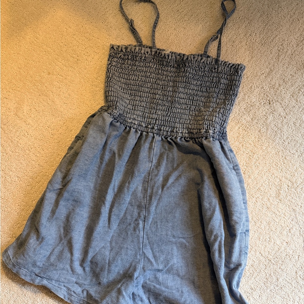 Eesome Blue Textured Women's Shorts
